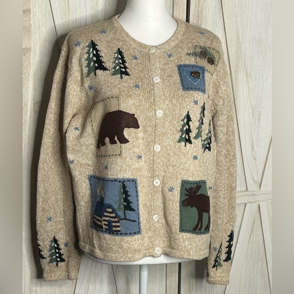 Euc Vintage Cabin Theme Patchwork Christopher & B… - image 3